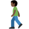 Person Walking - Black emoji on Twitter